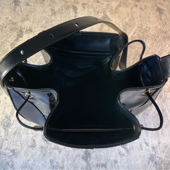 di Gregorio black leather  bucket bag - Picture 11 of 15